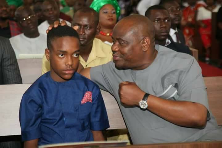 Wike's son graduate with second class uppers