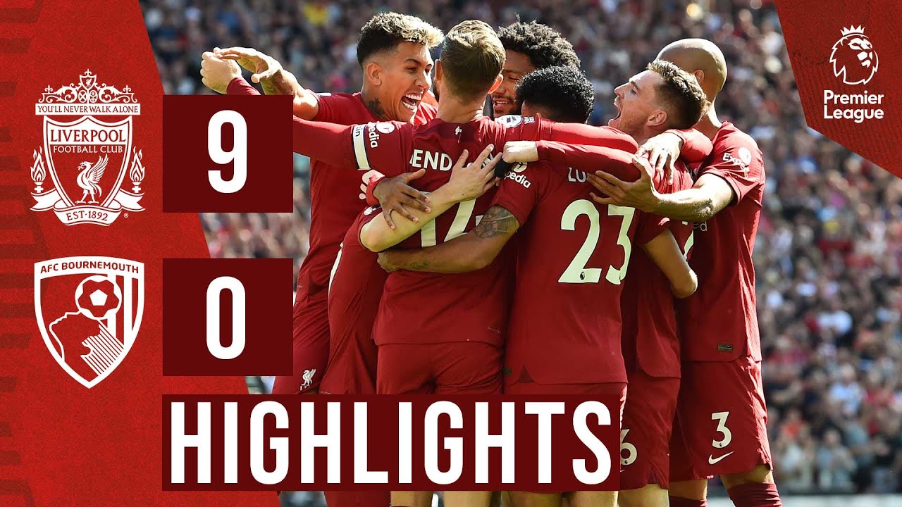 Liverpool thrashing Bounemouth